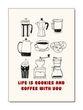 Poster - Coffee & Cookies