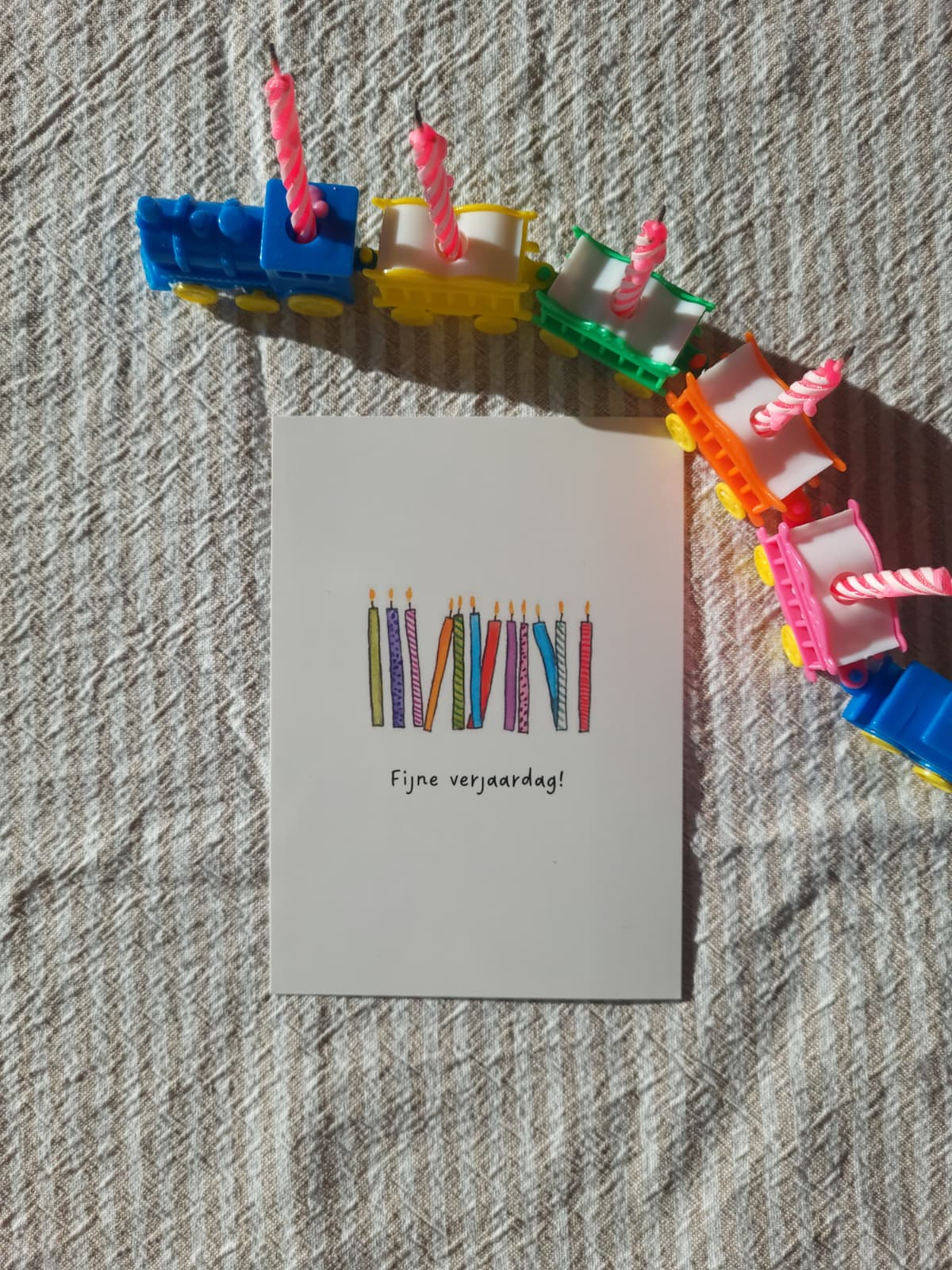 Kaart - Verjaardag kaarsjes