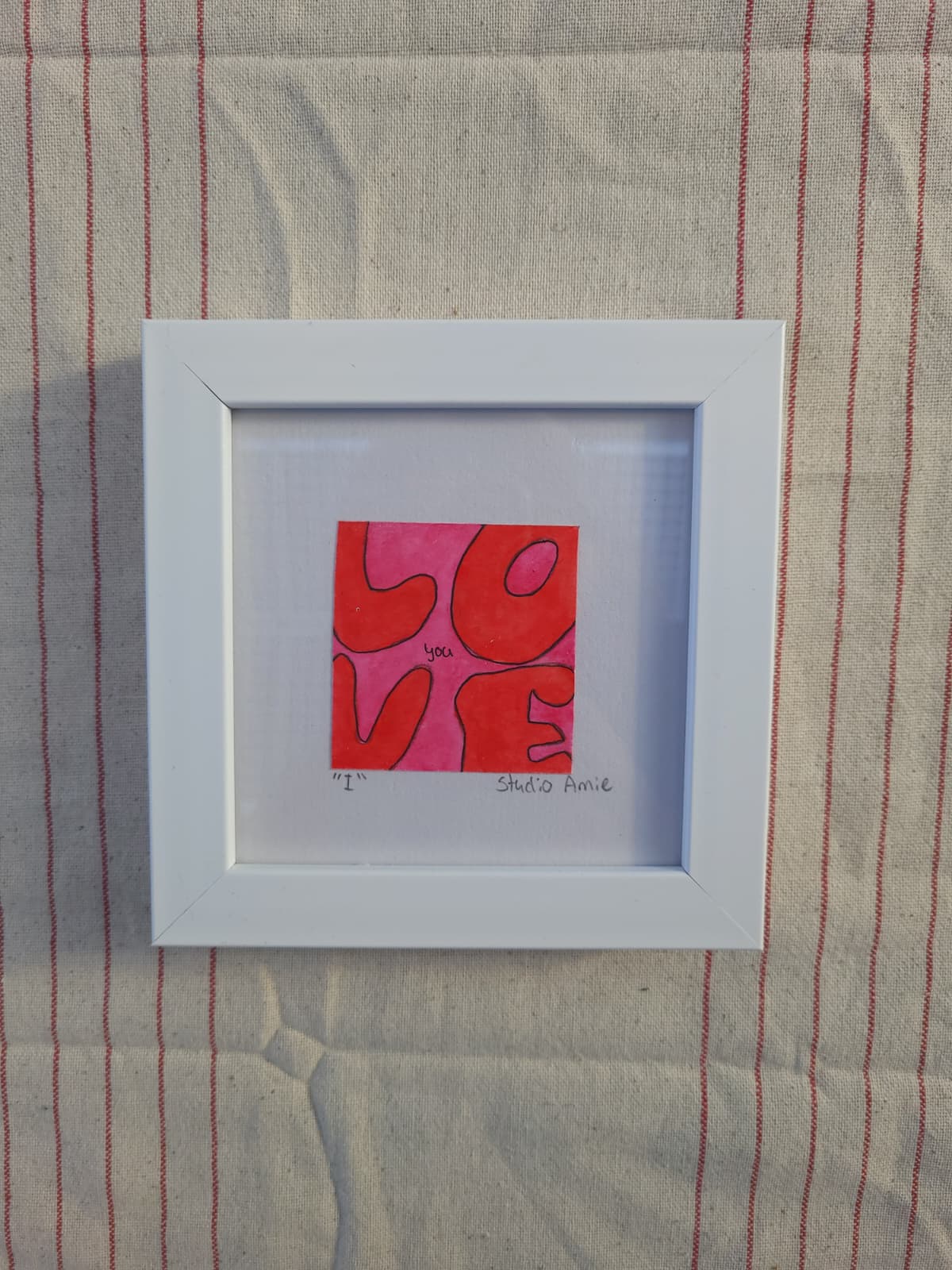 Mini print - I love you