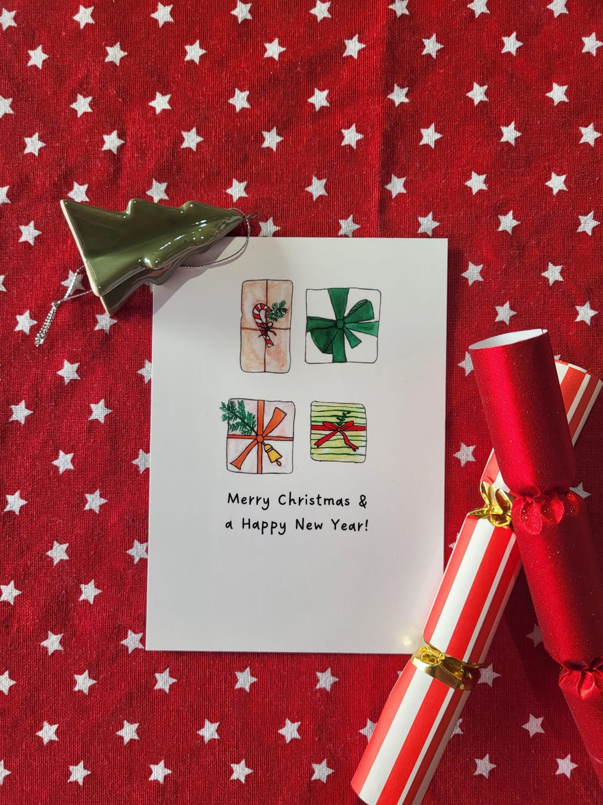 Kaart - Kerst cadeautjes