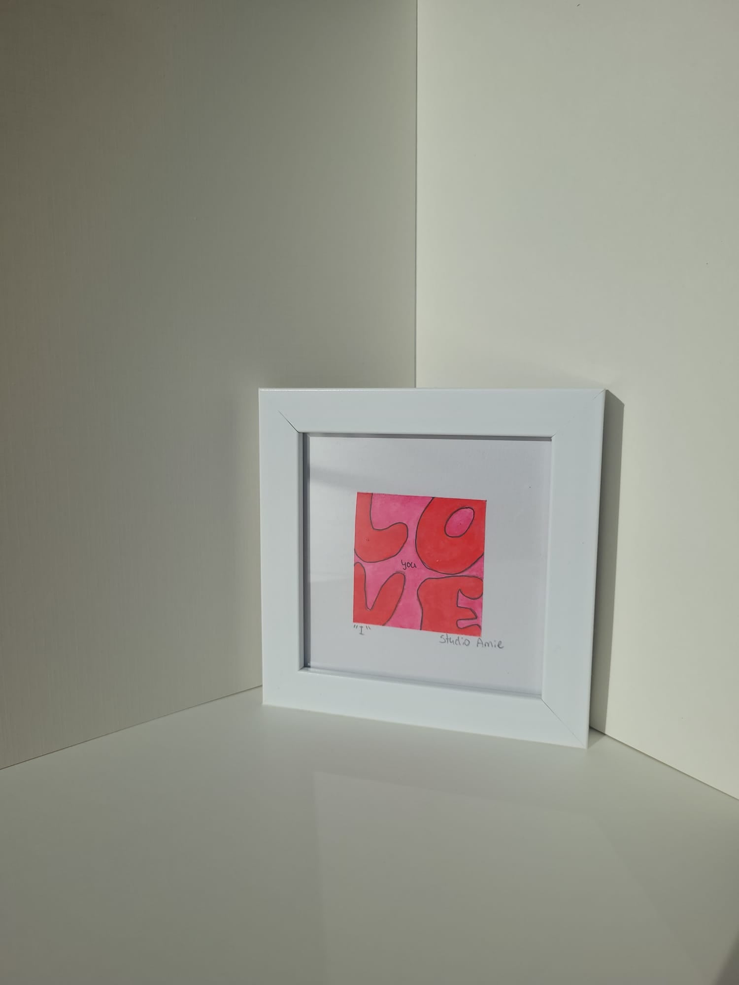 Mini print - I love you