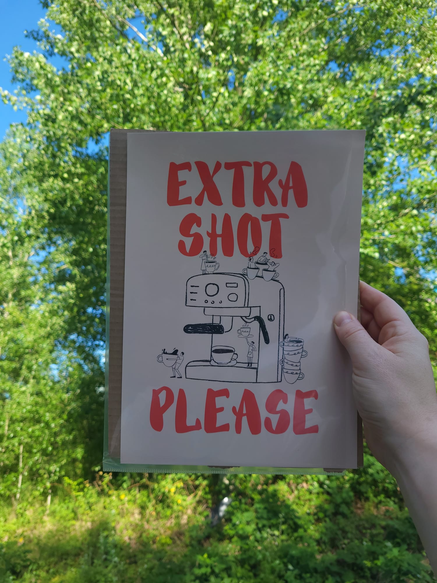 Poster - Extra shot please