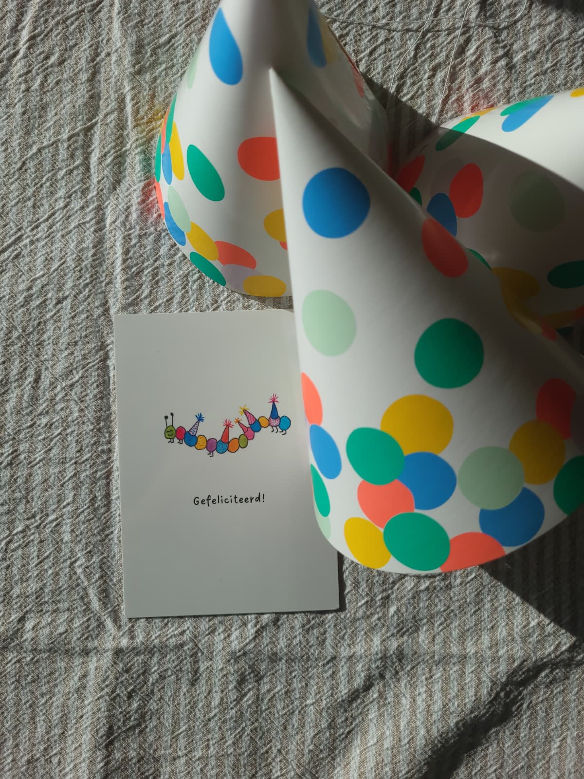 Kaart - Verjaardagsrups